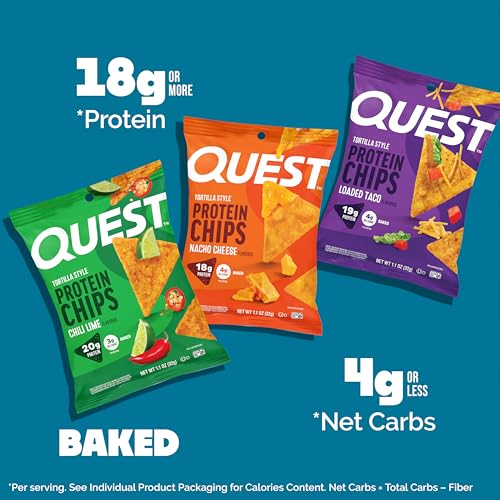 Image 3 of Quest Tortilla Style Protein Chips Variety Pack, 12 Count