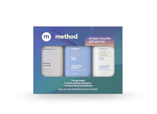 Image 1 of Default Title for the product Method Body Wash and Hair Care Gift Set, Simply Nourish, 3.4 fl oz