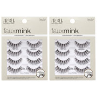 Thumbnail for Image 1 of Demi Wispies Black / 4 Pair (Pack of 2) for the product Ardell Faux Mink Lashes False Eyelashes