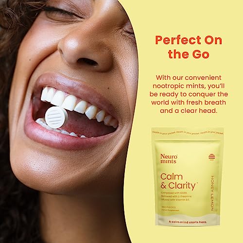 Image 4 of NeuroGum Calm & Clarity Mints (Honey Lemon, 180 Pieces)
