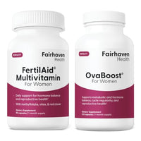 Thumbnail for Image 1 of Default Title for the product Fairhaven Health FertilAid Multivitamin & OvaBoost Capsules