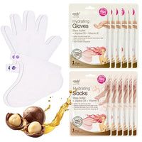 Thumbnail for Image 1 of Default Title for the product Epielle Hydrating Hand & Foot Masks, 6 Moisturizing Gloves & 6 Moisturizing Socks