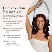 Thumbnail for Image 3 of Kitsch Satin Heatless Curls Overnight Set - Silver
