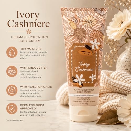 Image 2 of Generic Ivory Cashmere Ultimate Hydration Body Cream 8 Oz