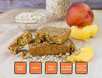 Thumbnail for Image 5 of Bobo's Peach Oat Bars, Simple Ingredients, Whole Grain Oats, Plant Based, Gluten Free Breakfast Bars, Non-GMO, Healthy Snacks for Adults & Kids (12 Bars)