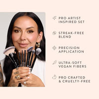 Thumbnail for Image 3 of BK BEAUTY Nikki La Rose Pro Artist Brush Set Vol. 2, 8 Brushes