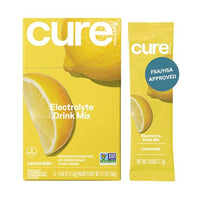 Thumbnail for Image 1 of Default Title for the product Cure Hydration Electrolyte Drink Powder Lemonade 8 Packets