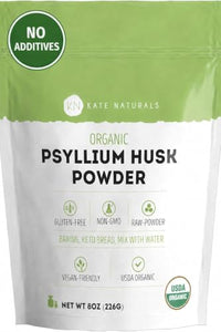 Thumbnail for Image 2 of 8 oz for the product Kate Naturals Psyllium Husk Powder