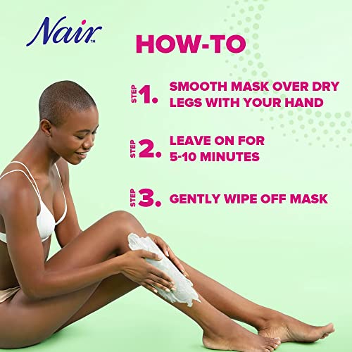 Image 4 of Nair Leg Mask Clay Exfoliate & Smooth 8 Ounce Tube Pack of 2