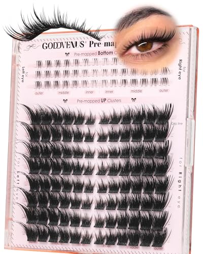 Image 15 of S-pre mapped foxy cluster for the product Goddvenus Manga Lash Clusters Eyelash Extensions