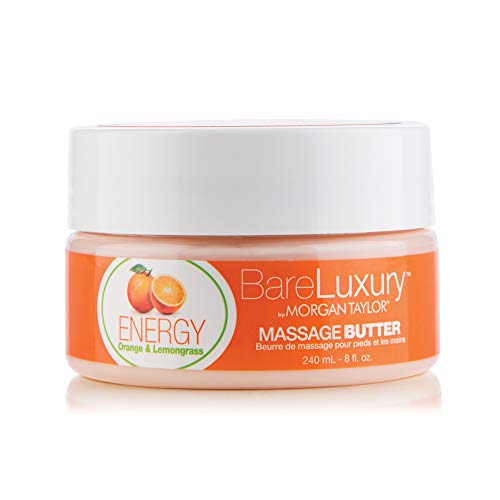 Image 1 of Default Title for the product Morgan Taylor BareLuxury Mani/Pedi Energy Orange & Lemongrass Butter Jar 8oz