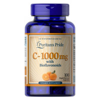 Thumbnail for Puritan's Pride Vitamin C-1000 mg with Bioflavonoids 100 Capsules