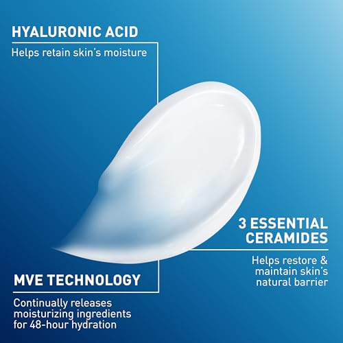 Image 4 of CeraVe Moisturizing Cream, Face & Body Moisturizer for Dry Skin, 19oz