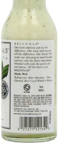 Image 3 of BRIANNAS Home Style Classic Buttermilk Ranch Dressing 12 oz. Bottle Pack of 2