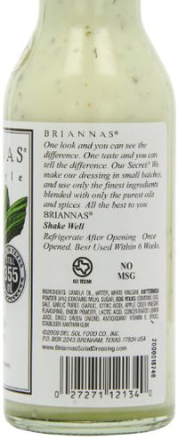 Thumbnail for Image 3 of BRIANNAS Home Style Classic Buttermilk Ranch Dressing 12 oz. Bottle Pack of 2