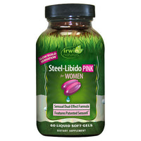 Thumbnail for Irwin Naturals Steel-Libido PINK for Women 60 Softgels