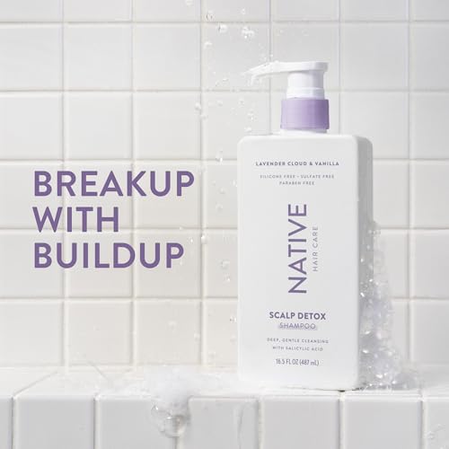 Image 2 of Native Scalp Detox Shampoo Lavender Cloud & Vanilla 16.5 fl Oz.