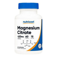 Thumbnail for Nutricost Magnesium Citrate 420 Mg 60 Caps