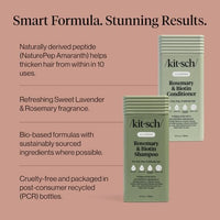 Thumbnail for Image 3 of Kitsch Rosemary & Biotin Shampoo and Conditioner Set – Made in USA