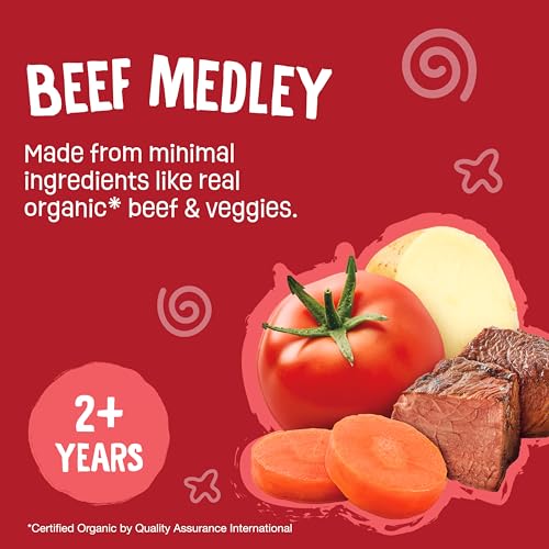 Image 4 of Earth's Best Organic Baby Food Pouches, 9+ Months, Beef Medley, 4 Ounce, Pack of 12