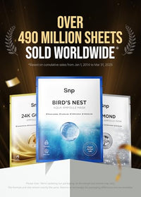 Thumbnail for Image 3 of SNP 1000mg Bird's Nest  Hyaluronic Acid Ampoule Sheet Mask 10 Sheets