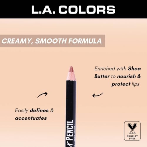 Image 4 of L.A. COLORS Lipliner Pencil, Chocolate CP528A