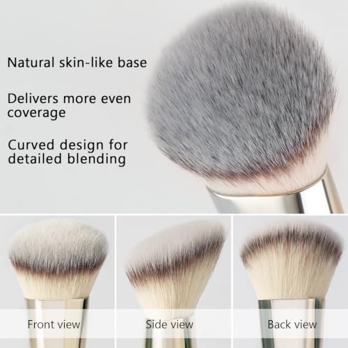 Image 5 of BEILI Base & Contour Makeup Brush for Liquid and Cream Formulas