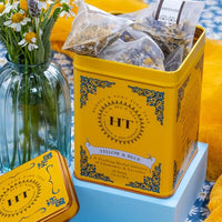 Thumbnail for Image 3 of Harney & Sons Master Yellow & Blue Tea Tin - Herbal Blend of Chamomile, Lavender, and Cornflowers - 0.9 Ounces, 20 Sachets 1 Pack