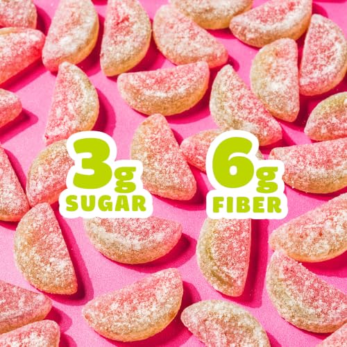Image 5 of SmartSweets Sourmelon Bites, Low Sugar Sour Gummy, 1.8oz Bags, 6 Pack