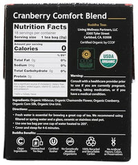 Thumbnail for Image 2 of Buddha Teas Organic Cranberry Comfort Blend Herbal Tea, Caffeine Free