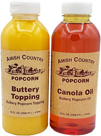 Thumbnail for Image 1 of Default Title for the product Amish Country Popcorn Buttery Popcorn Toppings 2 Pack