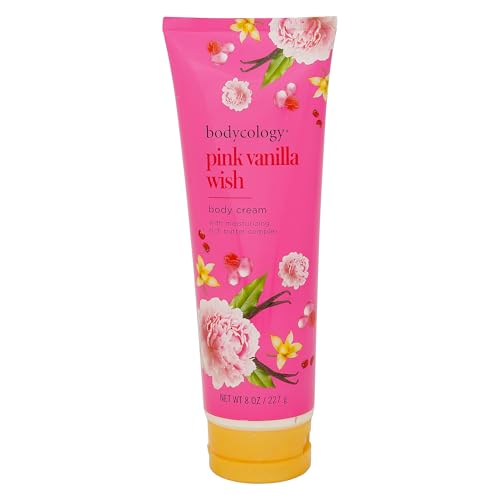 Image 1 of Default Title for the product Bodycology Shea Butter Body Cream, Pink Vanilla Wish, 8 oz