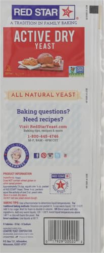 Image 3 of Red Star Yeast Active Dry Gluten Free 3 Count, 0.75 Ounce