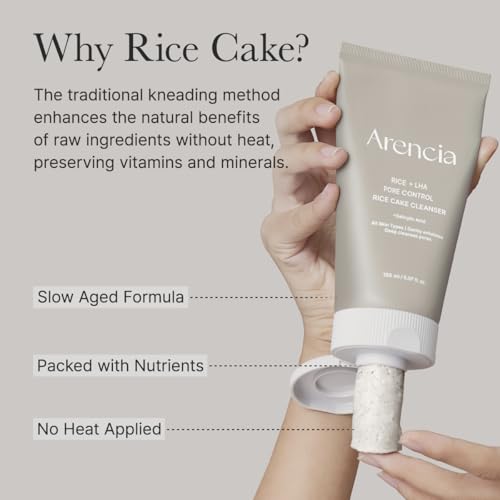 Image 7 of ARENCIA Rice + LHA Pore Control Rice Cake Cleanser 150ml / 5.07 fl oz