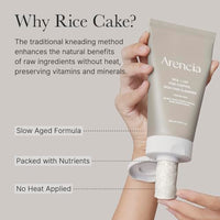 Thumbnail for Image 7 of ARENCIA Rice + LHA Pore Control Rice Cake Cleanser 150ml / 5.07 fl oz