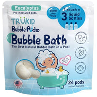 Thumbnail for Image 13 of Eucalyptus / 24 Count (Pack of 1) for the product TruKid Bubble Podz Bubble Bath for Kids, Toddlers, & Babies