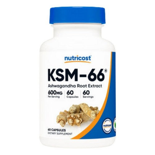 Nutricost KSM-66 Capsules 600 Mg 60 Count