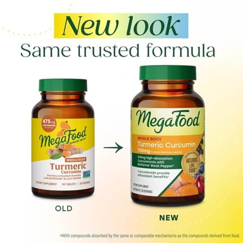Image 4 of MegaFood Whole Body Turmeric Curcumin Supplement
