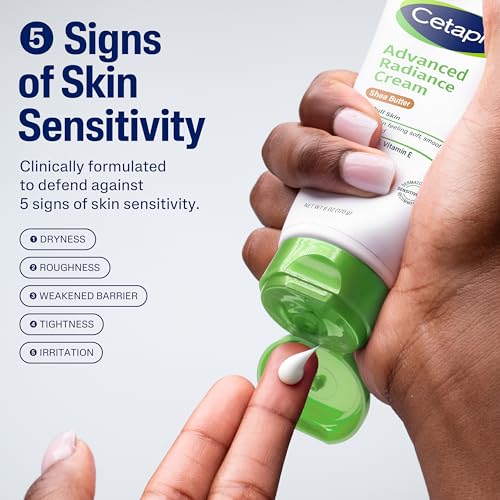 Image 2 of Cetaphil Advanced Radiance Face Cream, Shea Butter, Fragrance Free, 6 Ounce (Pack of 12)
