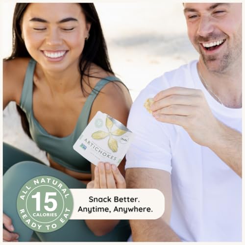 Image 6 of Poshi Marinated Artichoke Heart Snack Packs, Basil & Thyme,10-Pack, 1.58 oz