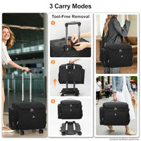 Thumbnail for Image 6 of Relavel Hair Tools Travel Bag, Rolling Makeup Case, Heat Resistant Lining