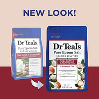 Thumbnail for Image 6 of Dr Teal's Foaming Bath with Pure Epsom Salt, Shea Butter & Almond, 34 fl oz (Pack of 4) & Salt Soak with Pure Epsom Salt, Shea Butter & Almond, 3 lbs