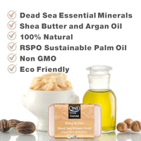 Thumbnail for Image 3 of One With Nature Dead Sea Salt Shea Butter Soap, Exfoliating, 7 oz, 3 Pack