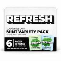 Thumbnail for Image 6 of Mint Variety Pack for the product Refresh Gum Natural Sugar-Free Xylitol Chewing Gum