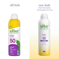 Thumbnail for Image 3 of Alba Botanica Kids Sunscreen Spray for Face and Body, Tropical Fruit, Broad Spectrum SPF 50, Water Resistant, 5 fl. oz. Bottle
