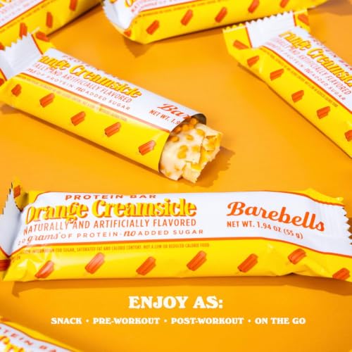 Image 6 of BAREBELLS Orange Creamsicle Protein Bars, 20g Protein, 24 Pack
