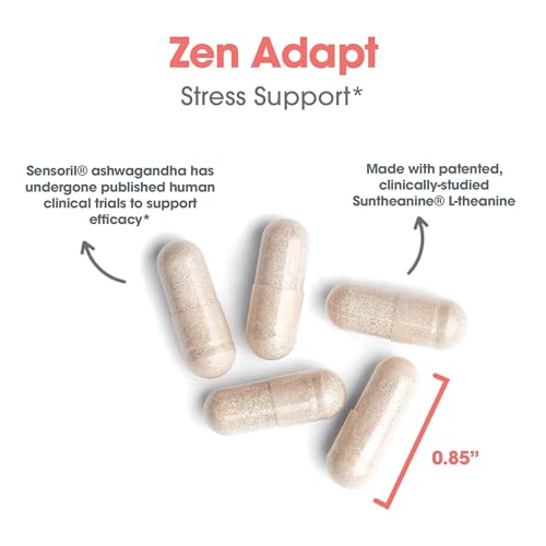 Image 5 of Allergy Research Group ARG Zen Adapt L-Theanine GABA Formula, 60 Capsules