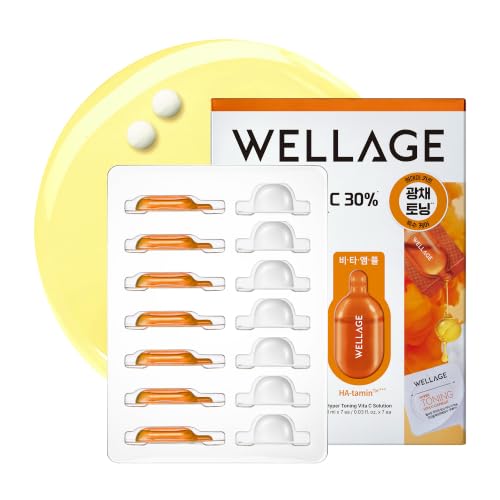 Image 1 of Default Title for the product WELLAGE Hyper Toning One Day Kit 7ea, Vitamin C 30% and Glutathione