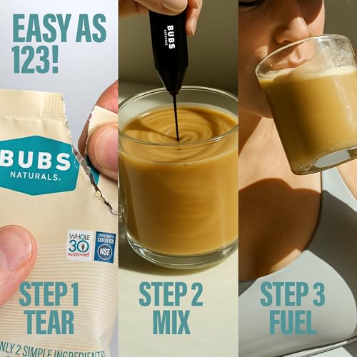 Image 5 of BUBS Naturals MCT Oil Powder Packets - 14 Travel Packets