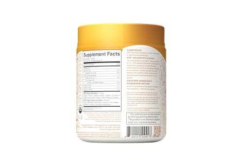 Image 6 of KOS Golden Mylk with Tumeric and Ginger Organic Superfood Latte Powder 28 Servings